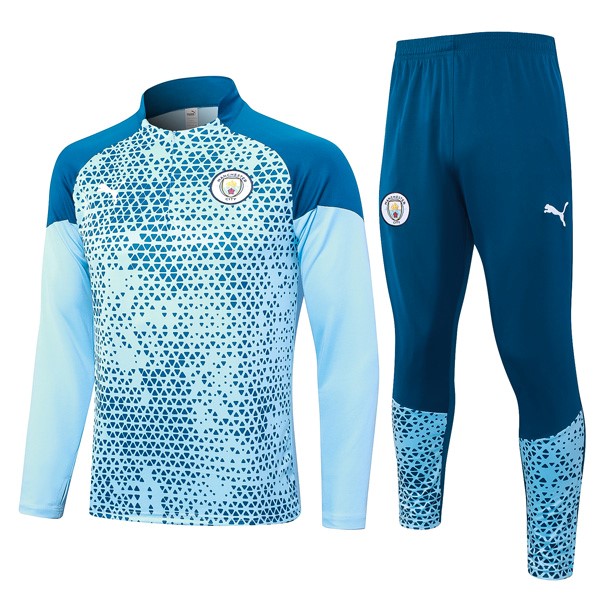 Sweatshirts Manchester City 2024 Blau 2